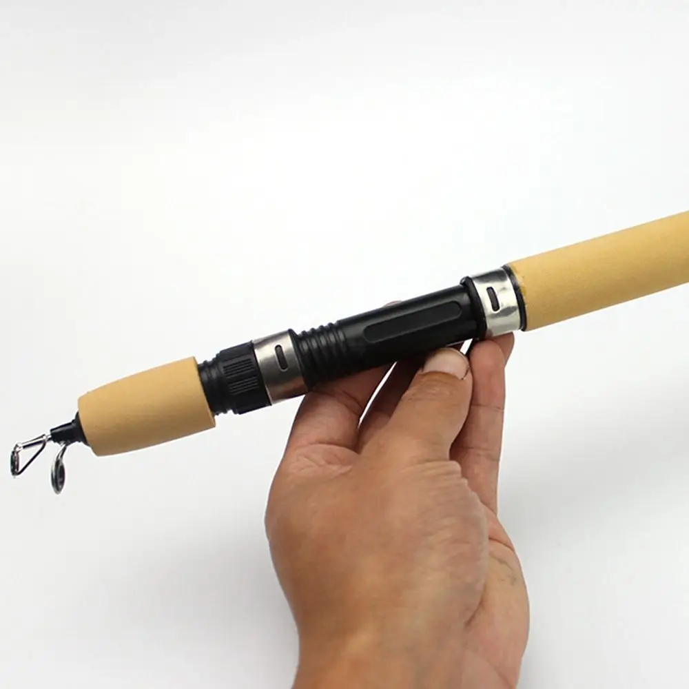 عالية الجودة قابل للسحب الجليد الصيد قضبان الشتاء الكربون الجليد الصيد القلم القطب الغزل المحمولة الجليد الصيد رود الشتاء #4