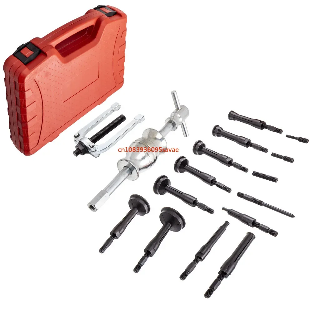 maXpeedingrods 16pcs Bearing Extractor Inner Internal Blind Remover Bushes Puller Timing Tool Kit  ball bearings sliding hammer