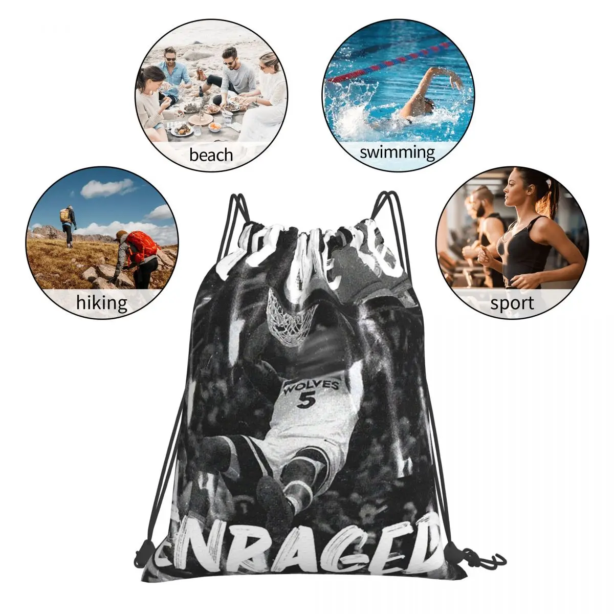 حقائب ظهر أنتوني إدواردز متعددة الوظائف محمولة برباط وحقيبة رياضية للجيب وحقائب كتب للسفر والمدرسة