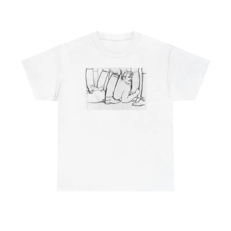 

Vintage Reprint Original Tom of Finland Drawing Heavy Cotton T Shirt