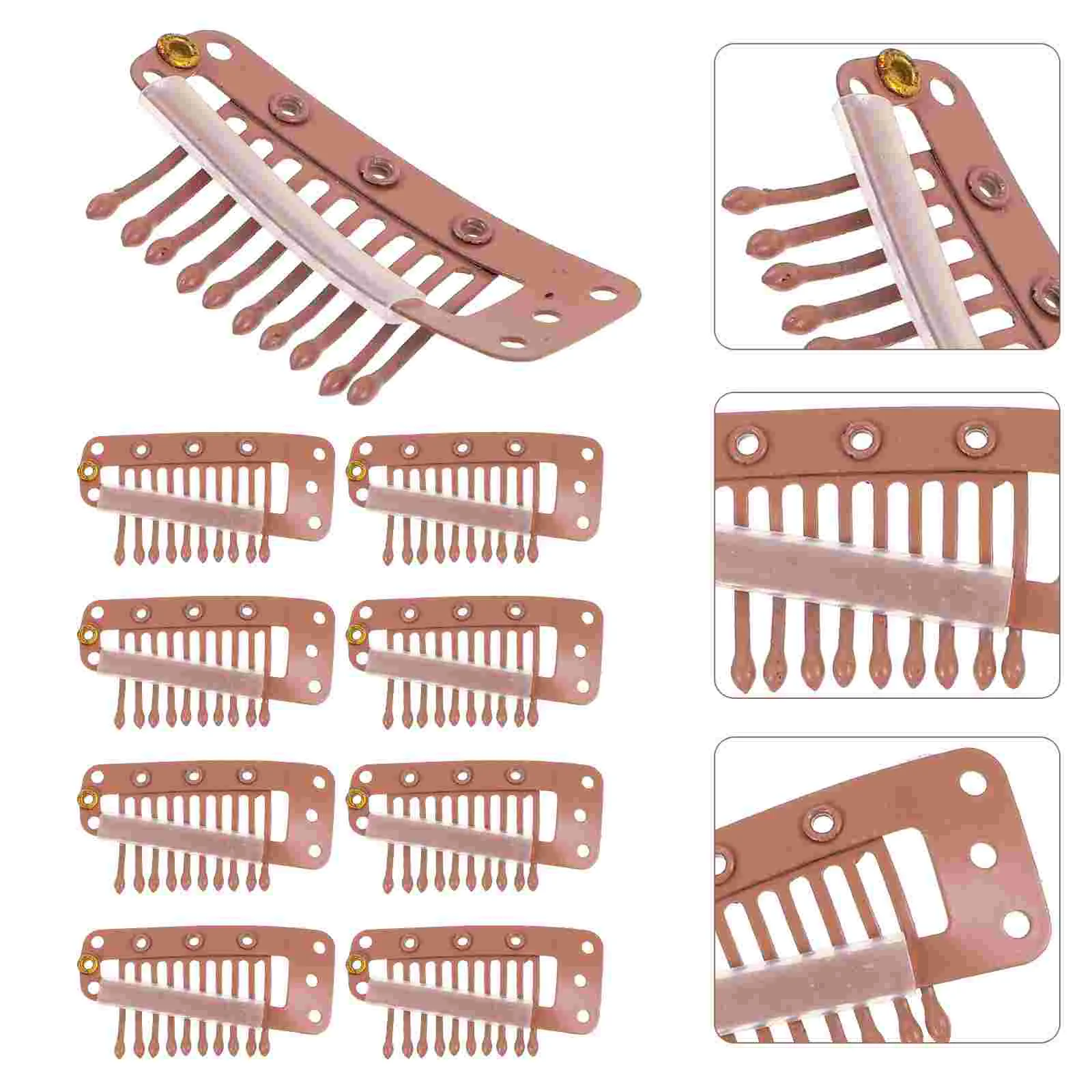 

30 Pcs Clip Beret Fixing Clips Hair for Wigs Extension Tools Extensions Pin Secure Making Kit