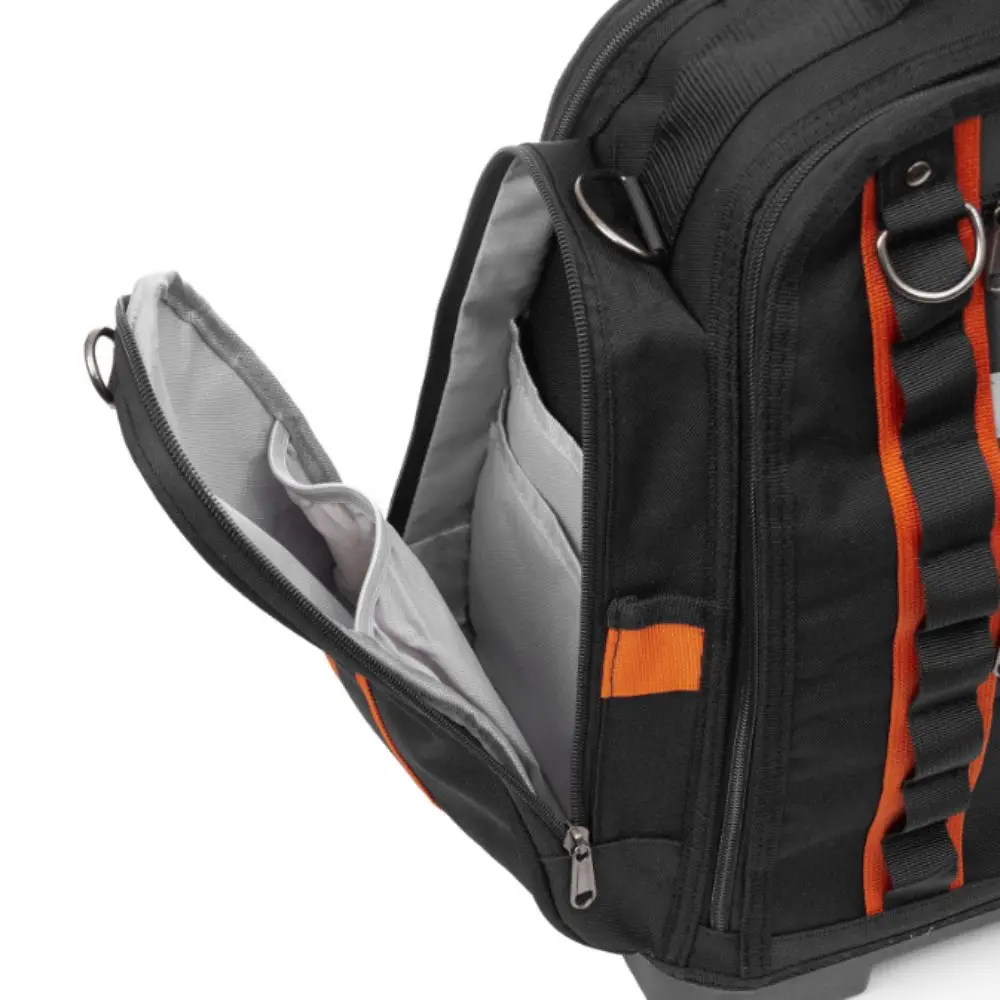 Durable Heavy Duty Tool Bag Adjustable Strap Multi-Pocket Portable Storage Thickened Oxford Material Work Bag Tool Organization