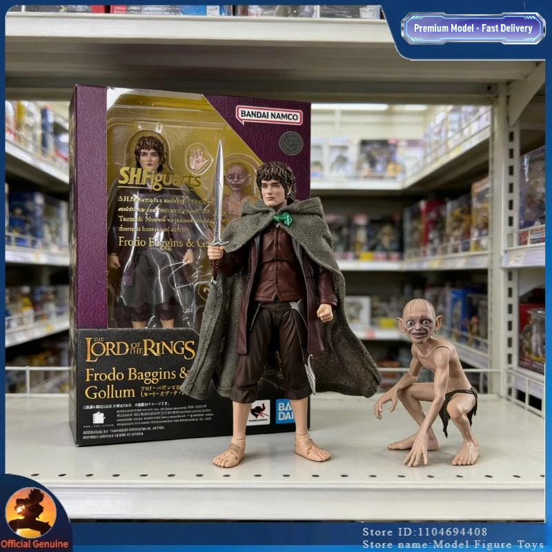 

В наличии: Коллекционная подвижная фигурка S.H.Figuarts Bandai «Властелин колец» — Фродо Бэггинс и Голлум, модель для коллекционирования, мультяшные игрушки