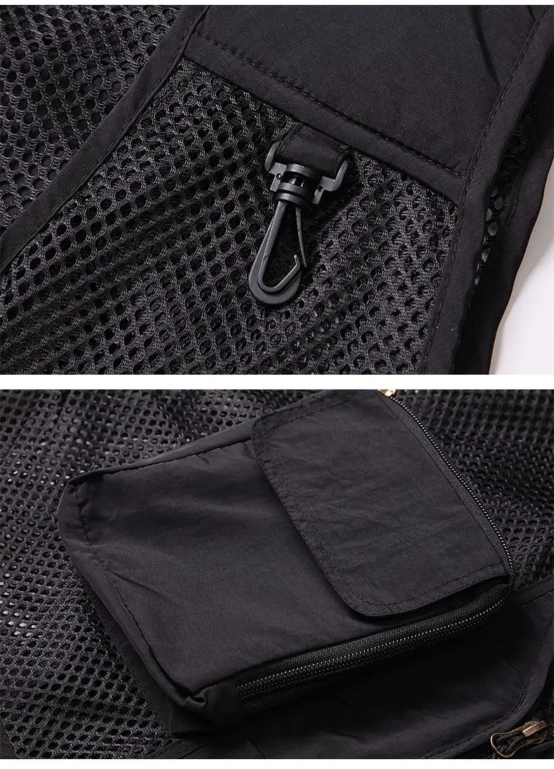 Outdoor Men's Multi-Pocket Vest description 9