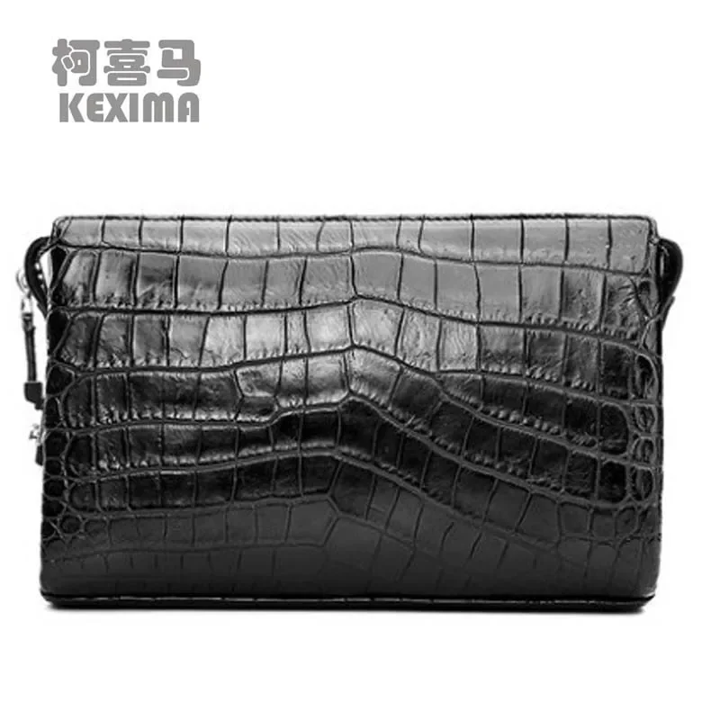 hanlante crocodile  men clutch bag men's bag password lock men bag