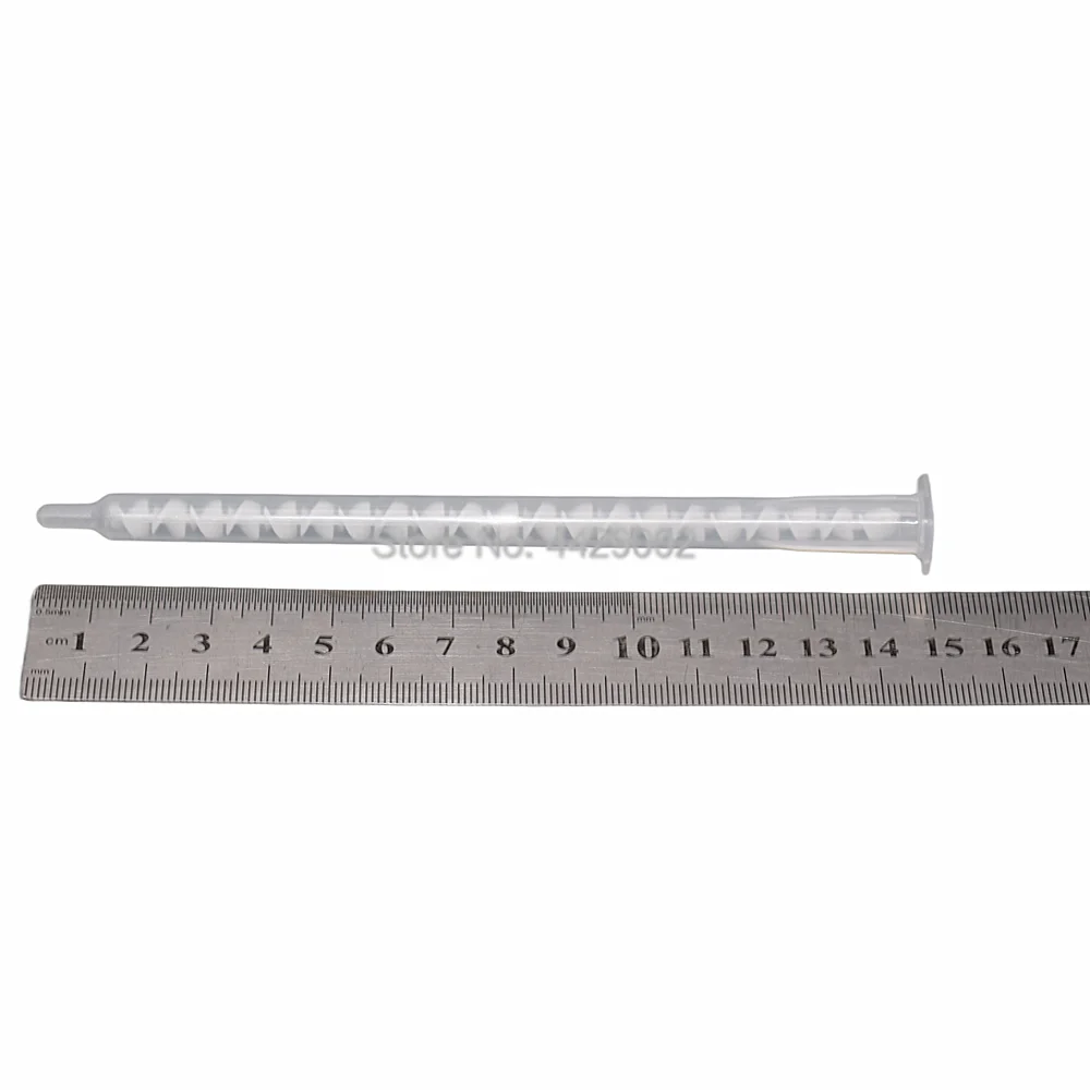 4000 Stück Klebstoff-Mischrohr Epoxid-Statikmischer AB-Klebstoff-Mischdüsen für Zweikomponenten-50ml-1:1-Klebstoffkartuschen – Detail 6