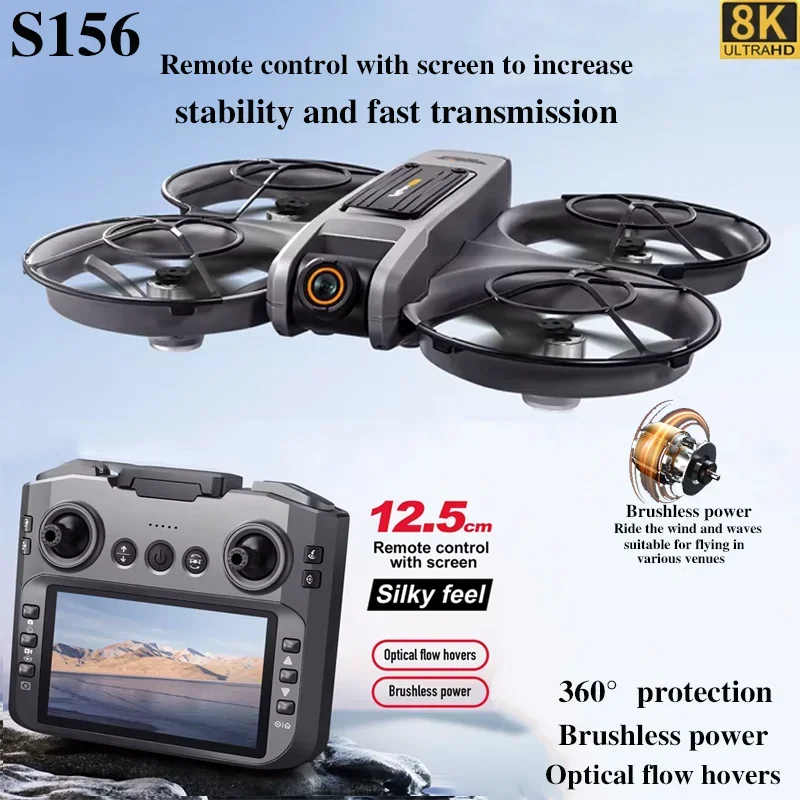 S156 RC الطائرة بدون طيار 2.4G 5G GPS المهنية 8K HD التصوير الجوي طائرات التحكم عن بعد HD كاميرا مزدوجة كوادكوبتر ألعاب للأولاد الهدايا #2