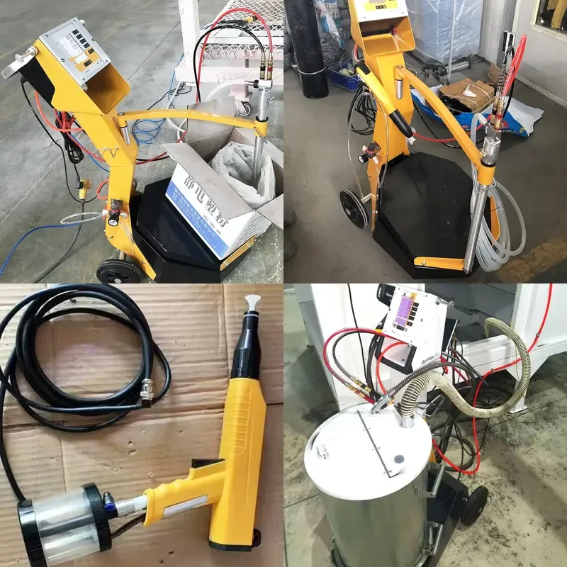 Hot Sale Metal Substrate Electrostatic Powder Coating Manual Spray Gun with Automatic Function Key Selling Points