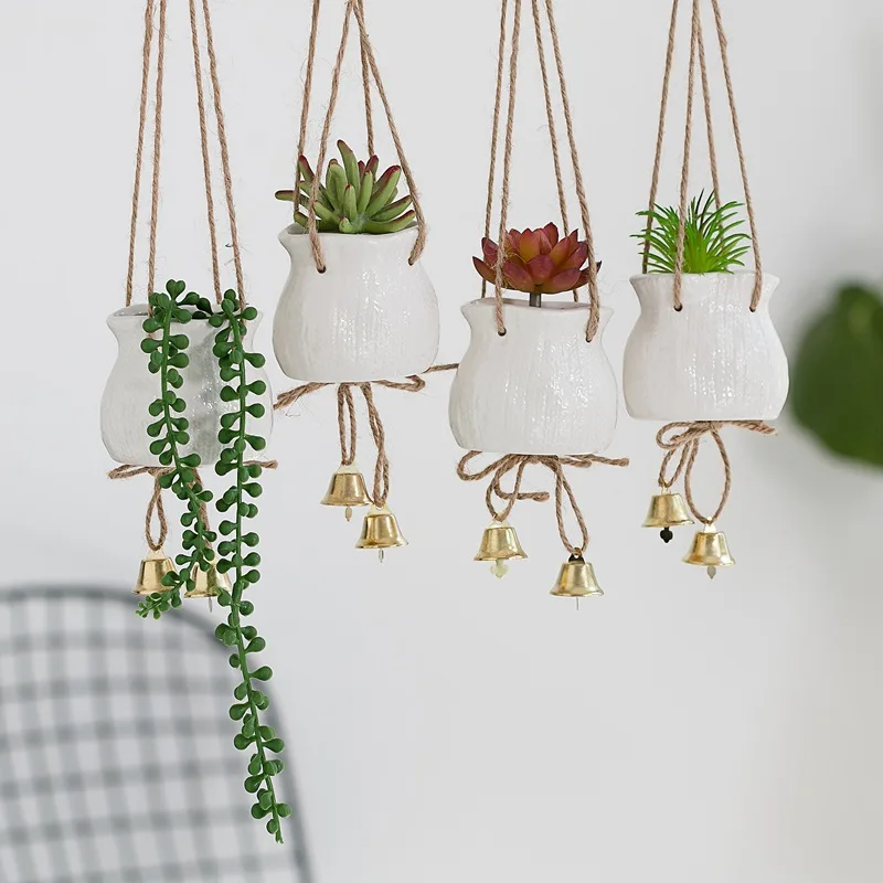 Nordic Zakka Succulent Wind Chimes Fresh Creative Student Gift Gift Pendant Hanging Decoration Home Decoration