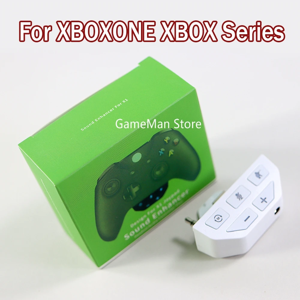 5pcs Sound Enhancer สําหรับ Xbox One Controller พร้อมอะแดปเตอร์ชุดหูฟัง 3.5 มม.หูฟังซ็อกเก็ตหูฟัง Converter สําหรับ Xbox Series X S