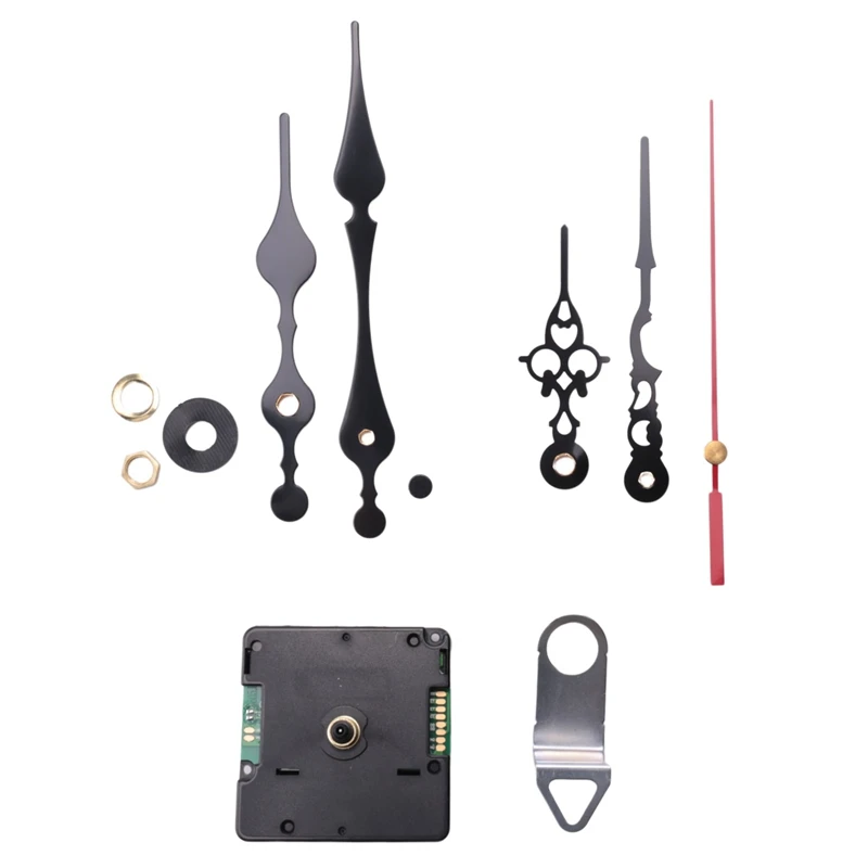 Radio Controlled Silent DIY Clock Movement Mechanism Kit Germany DCF Signal Mode with 2 Sets Hands Repair Replacement-A09G image 4