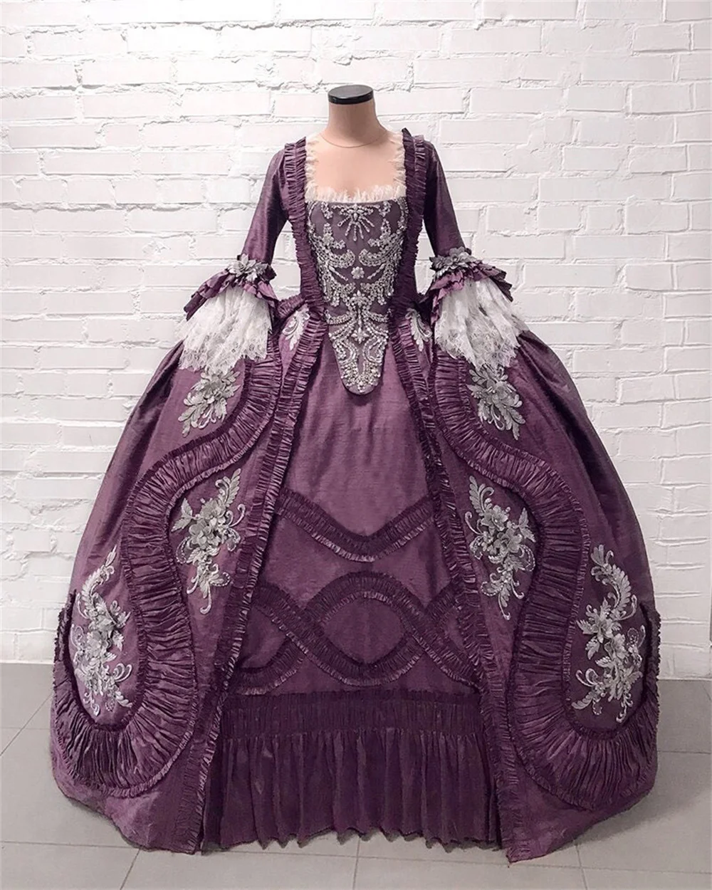 18th Century Rococo Victorian Baroque Queen Marie Antoinette Costume Dress Ball Gown Luxurious Georgian Costume Duchess Dress