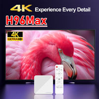 H96Max Smart TV Box 4K 2GB RAM 8GB/16GB ROM HD Media Player Android 14.0 WiFi BT Quad Core Video Set Top TV Box H313