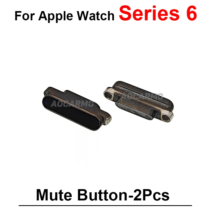 2Pcs Mute Button Key Ring/Silent Switch Replacement Parts For Apple Watch Series 4 5 6 Series6 Series5 41mm 45mm 40mm