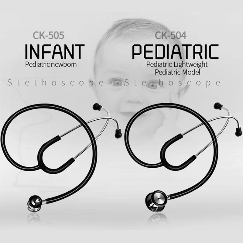 Spirit Medical Instruments Pediatric Stethoscope Double-sided Majestic Series Neonatal Dual Head Emt Stethoscope For The Doctor