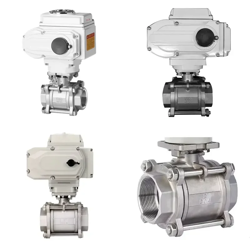 Factory Price Q911F Electric Acid Resistant Stainless Steel Threaded Ball Valve with Thickened Valve Body Electric Ball Valve