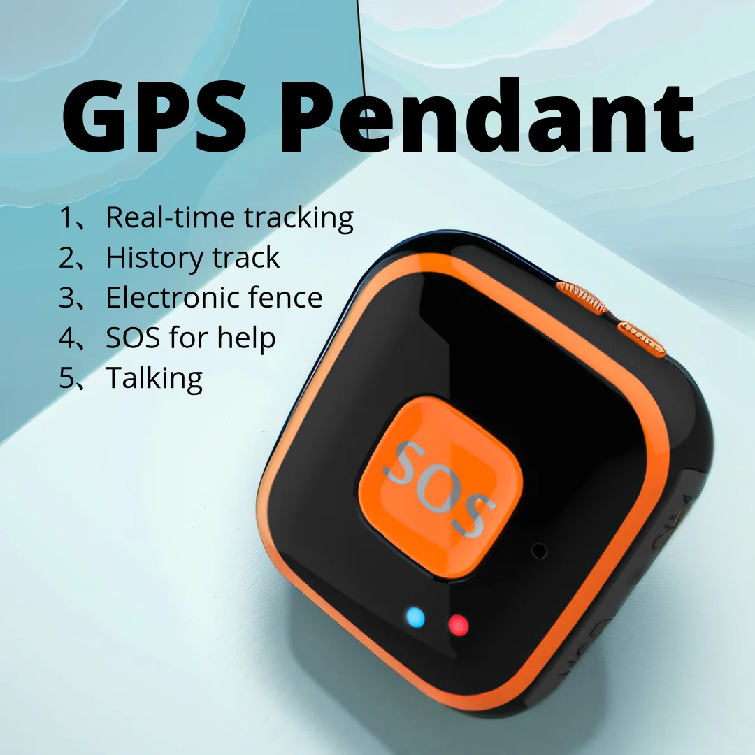 Pendant Locator SOS SOS Fall MINI Alarm GPS Positioning Tracker