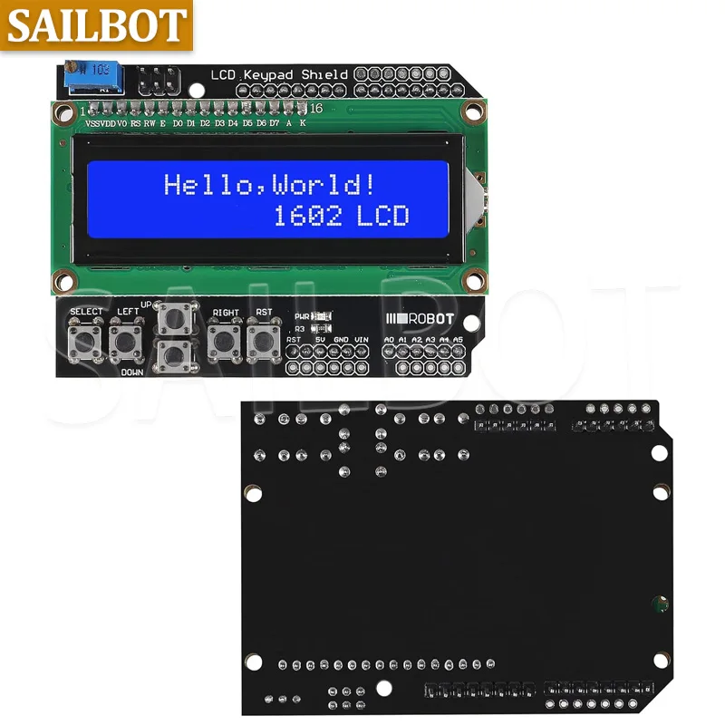 1 قطعة LCD لوحة المفاتيح درع LCD1602 LCD 1602 وحدة العرض