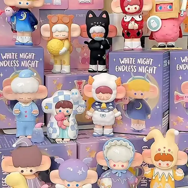 

FINDING UNICORN Swallowing Cloud Island White Night Endless Night Series Blind Box Toys Kawaii Anime Action Figure Surprise