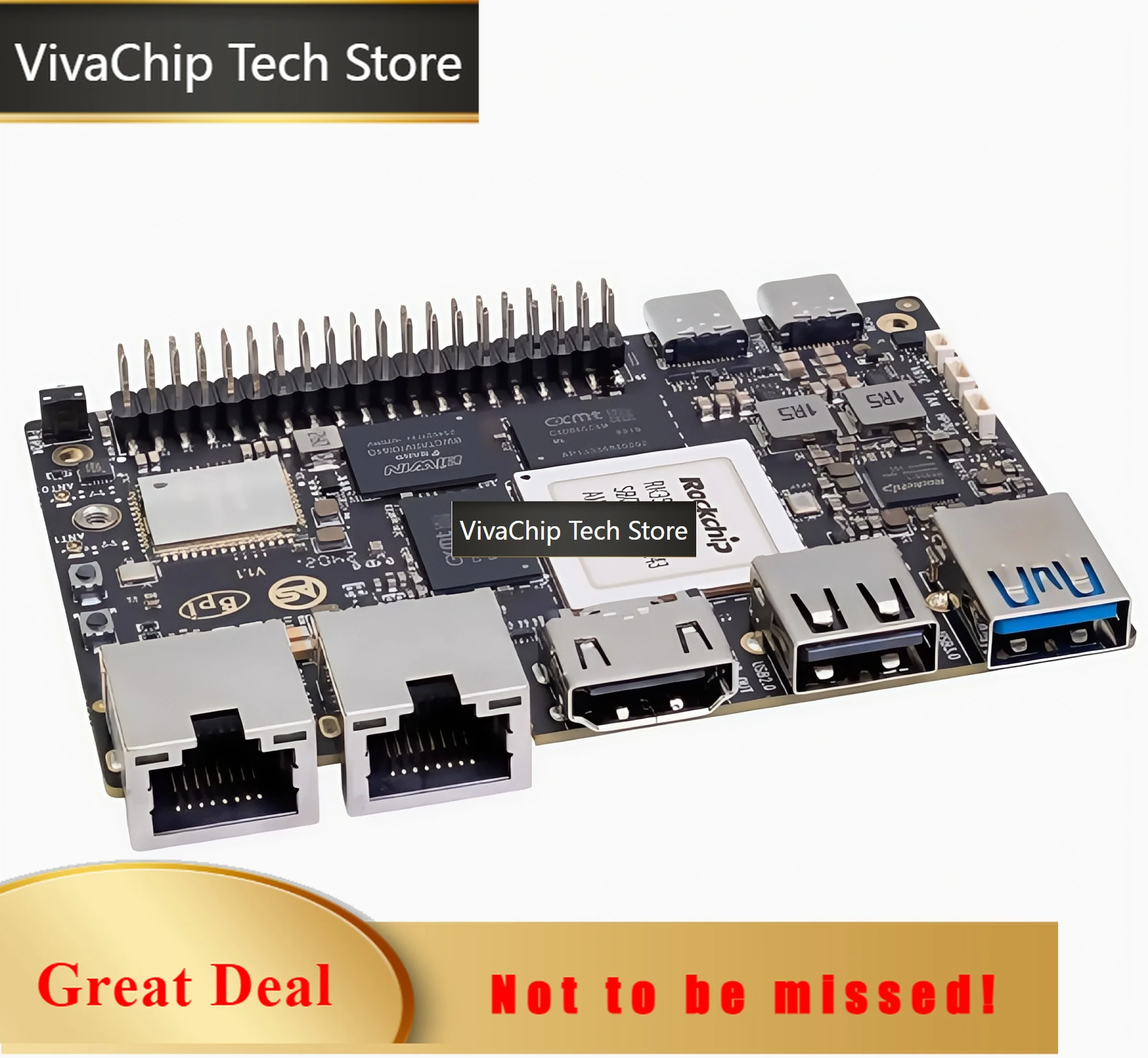 VivaChip TechBananaPi BPI-M7 RK3588 Chip Solution Rockchip Supports Deepseek
