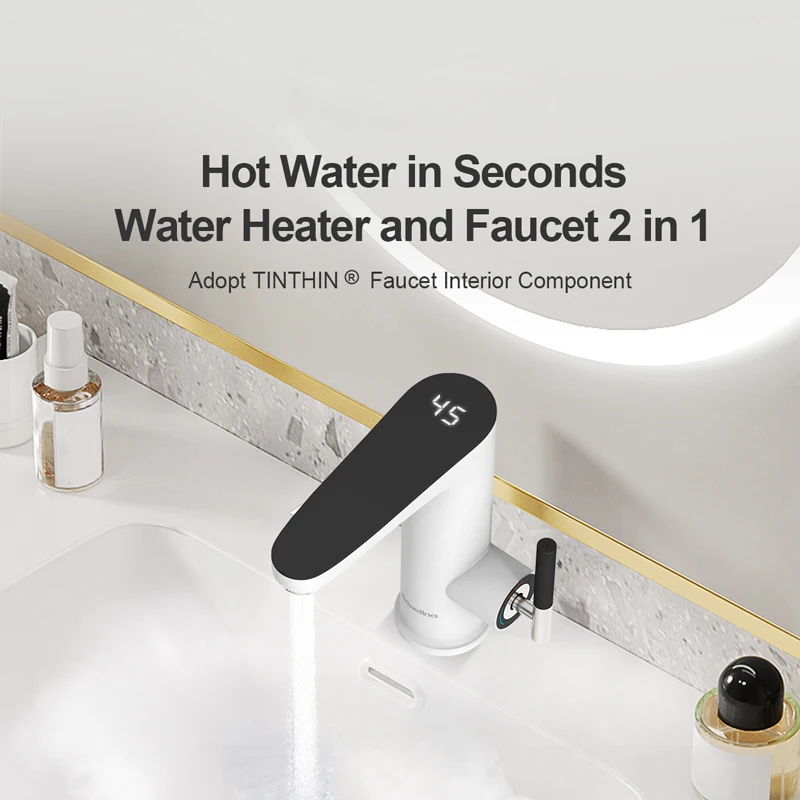 3200W Electric Water Heater 220V Kitchen Faucet Tankless Geysers Faucet Heater Heating Tap Instantaneous Heaters Robinet