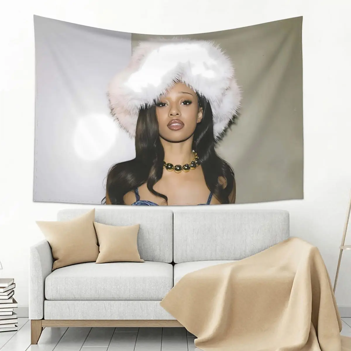 KATSEYE Member Manon, Lara, Sophia Tapestry To Hang Print Art Tapestries Living Room Bedroom Background Cloth Wall Decoration