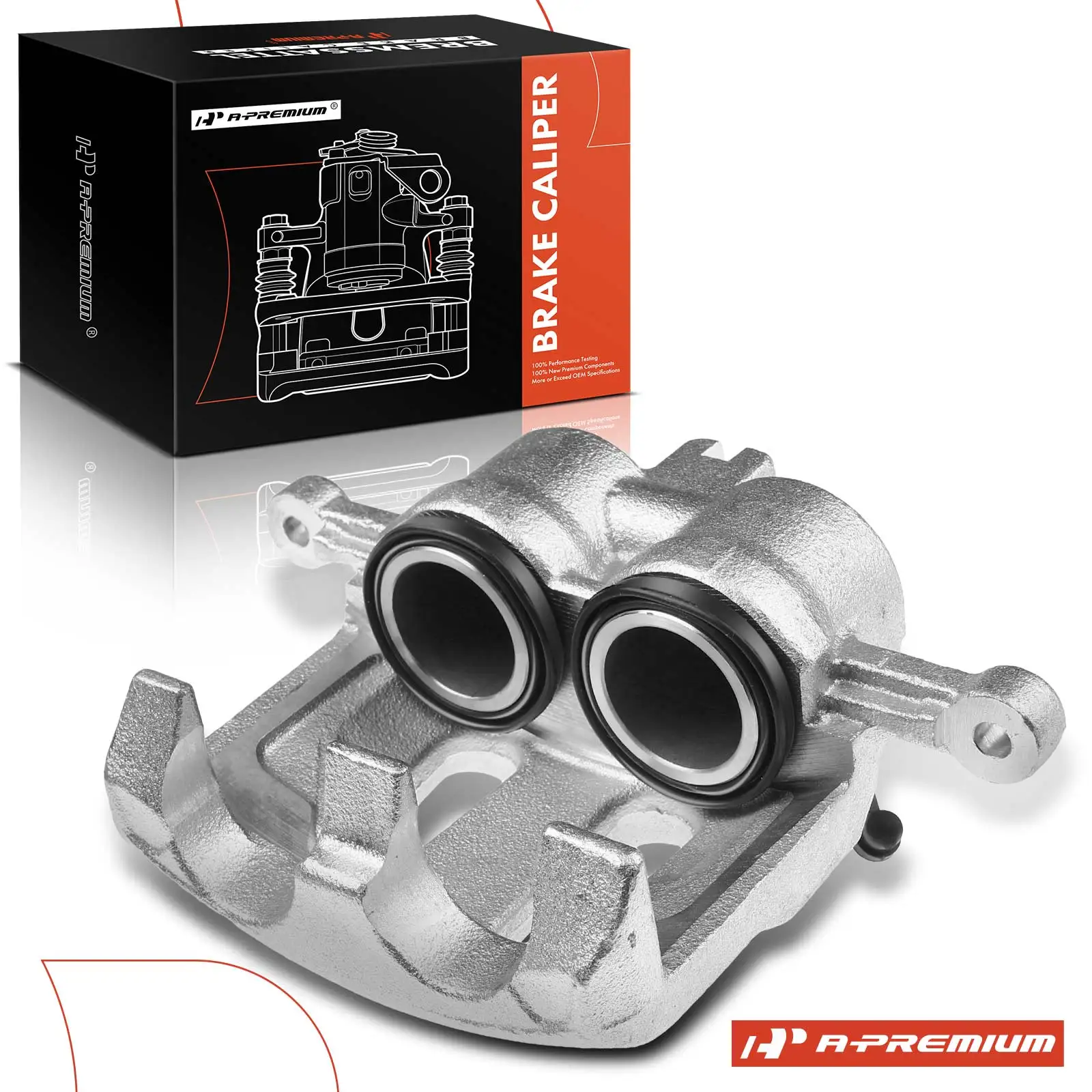 A-Premium Front Right Brake Caliper with 2 Pistons for Nissan Pathfinder 1989-1995 D21 1987-1994 Pickup 1995