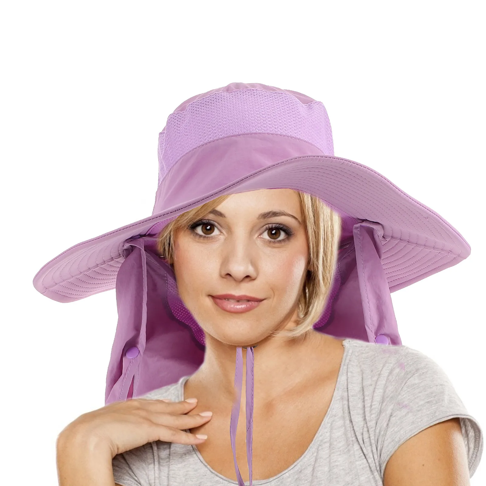 

Fishing Hat Outdoor Sun Protection Wide Brim Adjustable Breathable Mesh for Beach Hiking Gardening Fisherman Hats