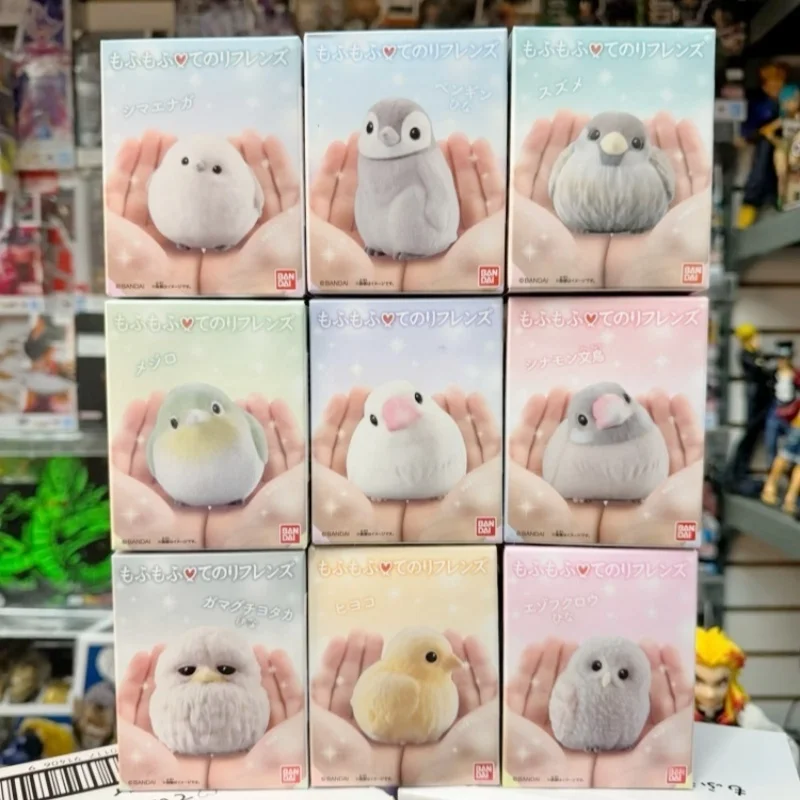 Bandai Pocket Friend Ex Stroomden Vogel Action Figure Simulatie Dier Ornament Origineel Ontwerp Collectible Model Toy voor kinderen