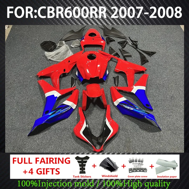 

Motorcycle Fairing Kit ABS Plastic Injection Body Full Bodykit Accessories For HONDA CBR600 RR CBR600RR CBR 600RR 2007 2008