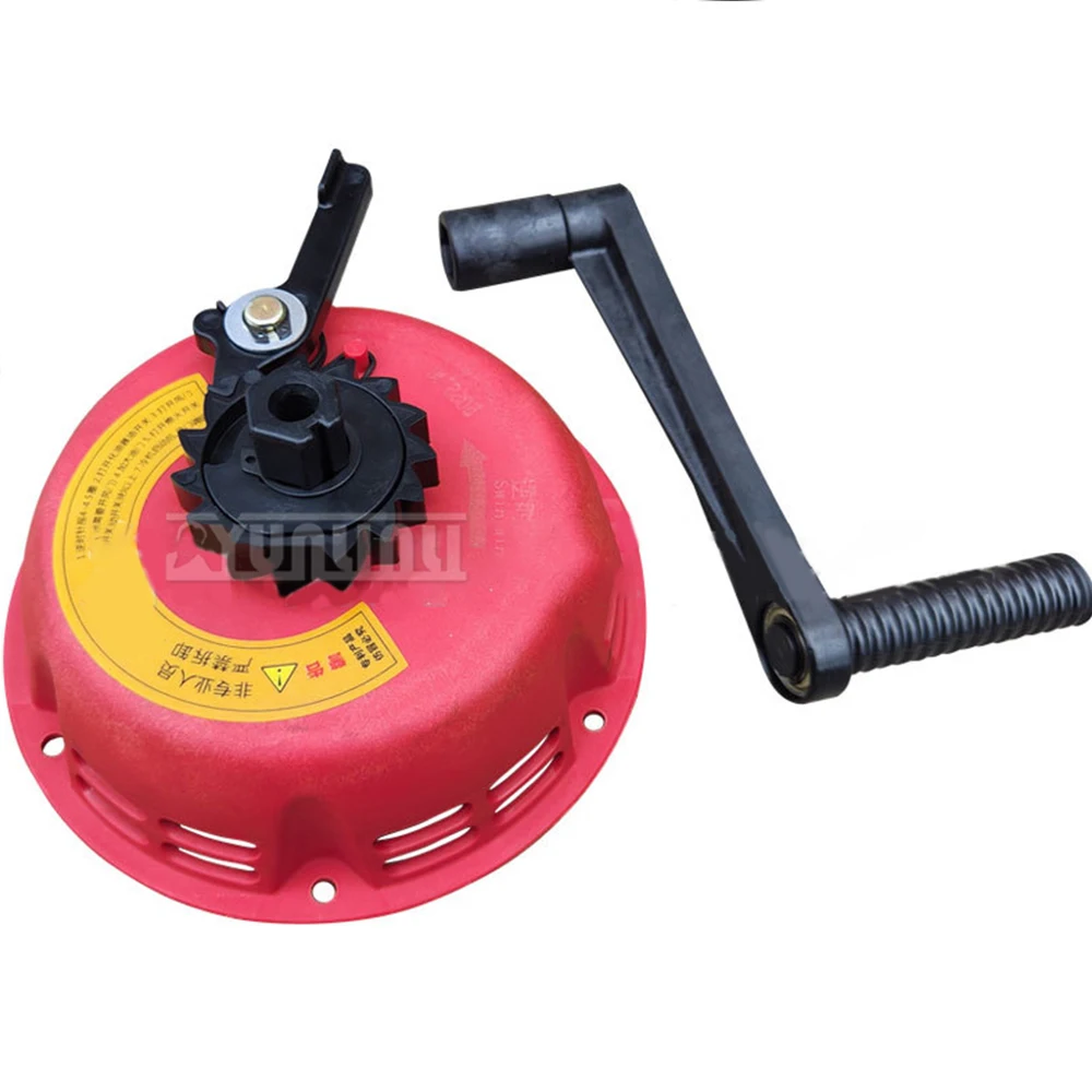 Gasoline Engine Starter Micro Tiller, Threshing Machine ,Sprayer, Water Pump, Generator 188/192f Hand Cranked No-Pull Starter