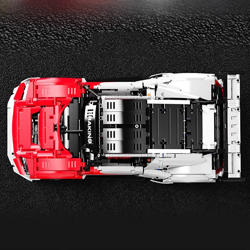 Nuevo JD-009 MOC, vehículo de carreras deportivo técnico único, modelo Hypercar, bloques, ensamblaje de rompecabezas, juguetes DIY, regalos de navidad para niños