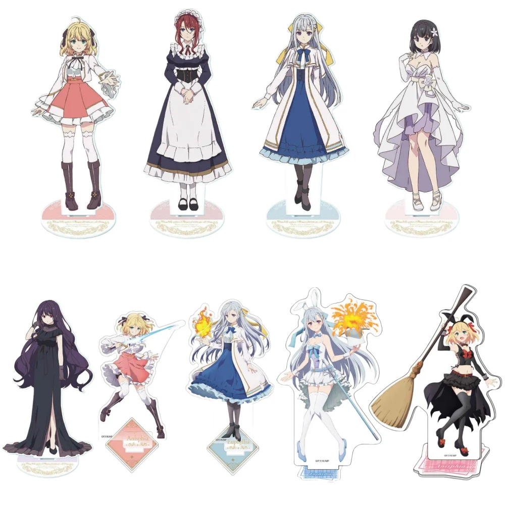 Anime The Magical Revolution of the Reincarnated Princess Acrylic Stand Action Figure PVC Desktop Stand Model Toys Gift