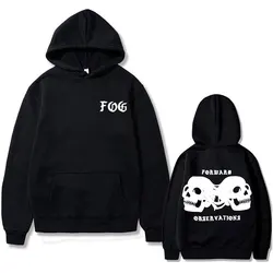 Sudadera con capucha con estampado de esqueleto para hombre, ropa de calle masculina de gran tamaño, estilo gótico Vintage, de Rock
