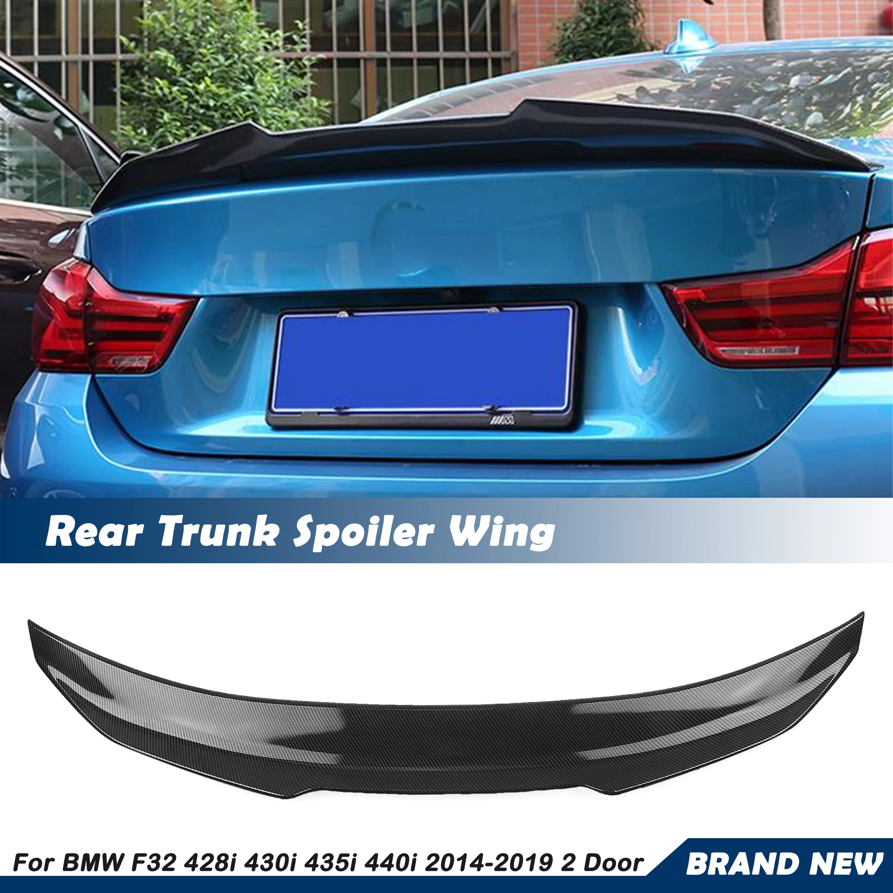 Rear Spoiler Wing Lip Trunk Duckbill Lid Upper Flap For BMW F32 428i 430i 435i 440i 2-Door Coupe PSM 2014-2020