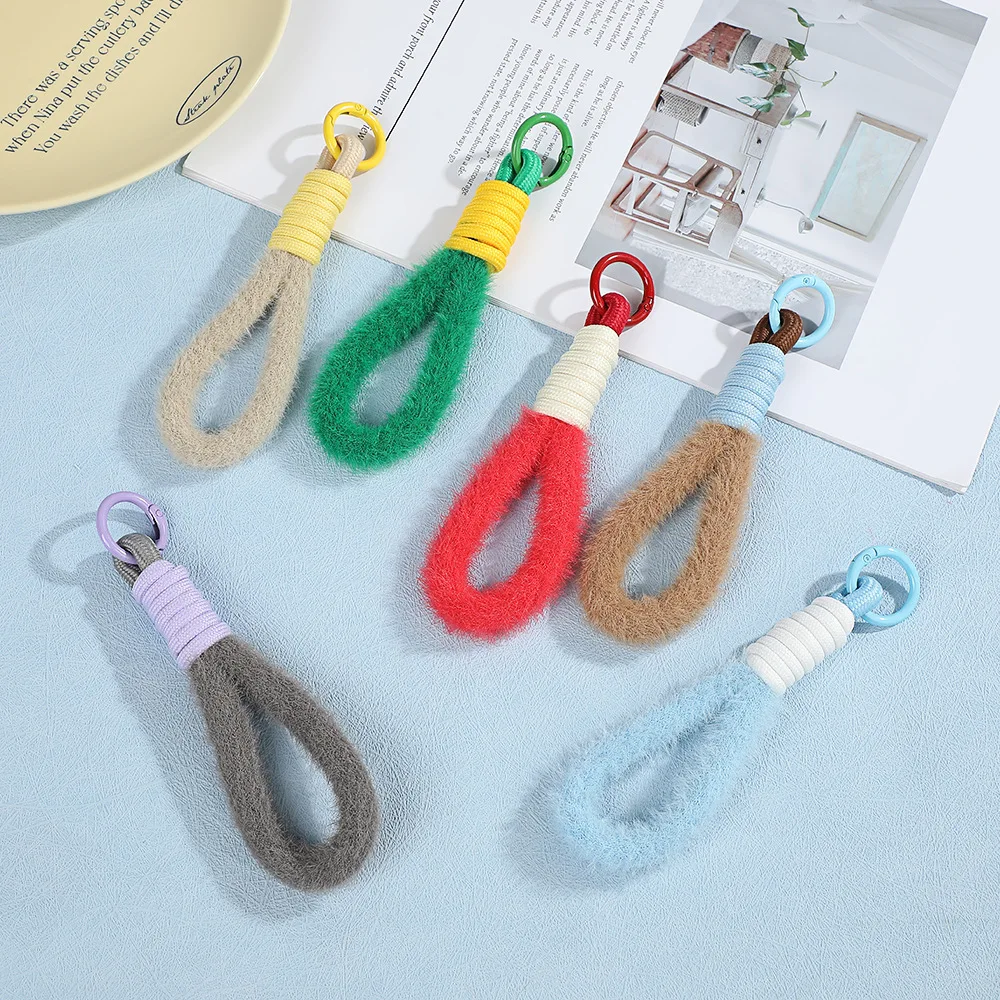 New Fashion Creative Mobile Phone Lanyard Wrist Strap Multi-purpose Convenient Wrist Rope Pure Manual Lanyard Keychain Wholesale