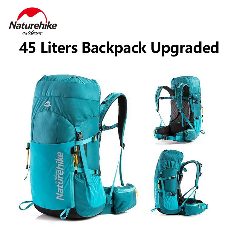 Naturehike Backpack Waterproof  Rucksack 45L 55L 65L Big Knapsack Backpacking Camping Climbing Hiking Travel Bag With Rain Cover