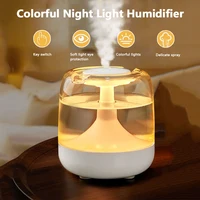 Humidificador portátil 650ml USB luces colores