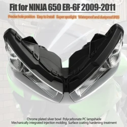 Fit For Kawasaki NINJA 650 ER-6F 2009 - 2011 EX400R 2010-2013 Motorcycle Headlight Assembly Headlamp Light Ninja650 ER6F