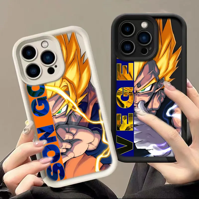 Funda de silicona D-Dragon Ball Sun Goku Vegeta para Google Pixel 7 7A 8 8A 9 10 PRO XL, carcasa DIY, funda protectora