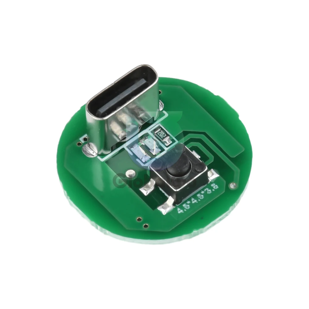 5W 10W Strong ไฟฉายบอร์ด DIY แผงวงจร Type-C พอร์ตชาร์จแบบบูรณาการชาร์จและคายประจุโมดูล