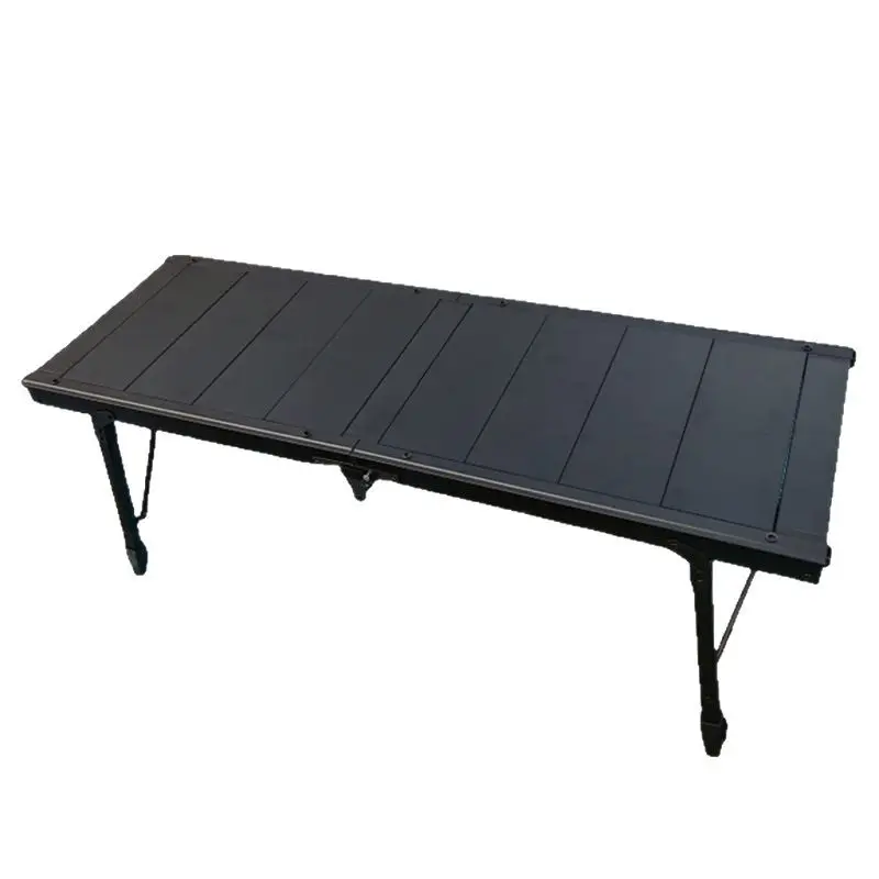 Multifunctional Camping Portable Foldable Aluminum Alloy 4-Unit IGT Tactical Tables Tea Drinking  Chicken Rolls Table
