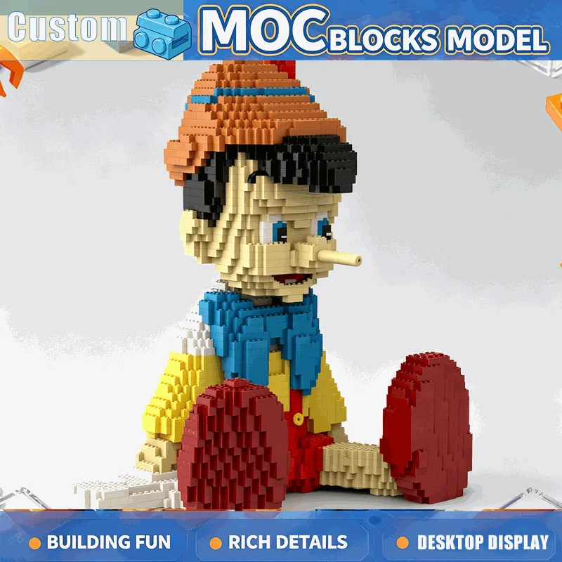 5053PCS MOC Classic Puppet And Cricket Figures Model Building Blocks Creative DIY Assembly Educational Collection Display Gift