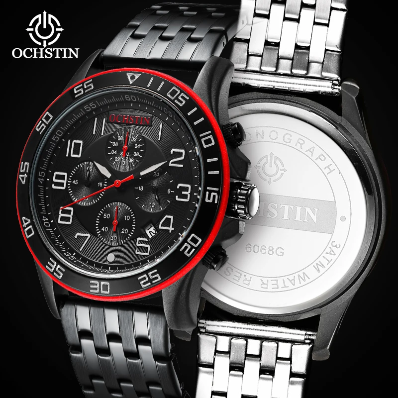 OCHSTIN Personalized Hundred Wristwatch Multifunction Quartz Movement Hot Model Pilot Series 2024 Men's Quartz Watch