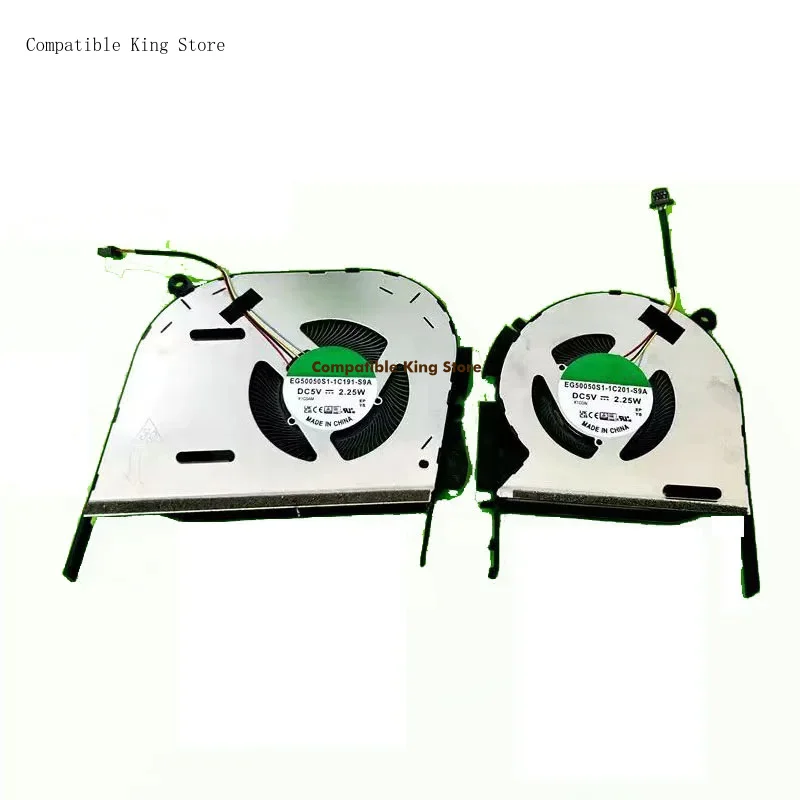 New Original CPU/GPU Cooling Fan for Asus VivoBook Pro 15 OLED K3500 M3500Q M6500R Pro 16X OLED M7600 M7600Q N7600 N7600Z Series