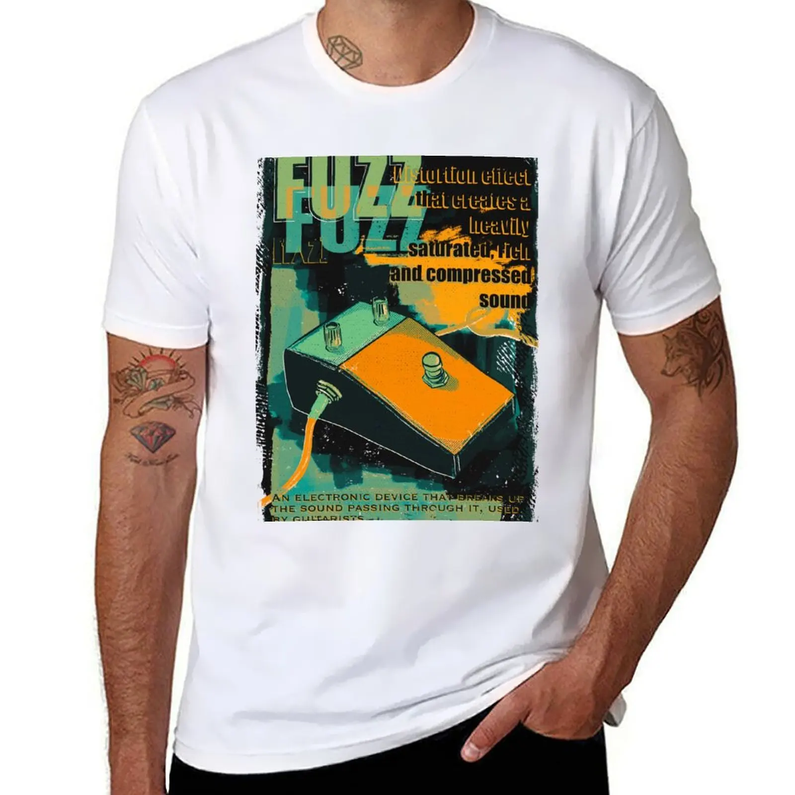 

Fuzz Pedal T-Shirt man t shirt graphic t shirt man casual
