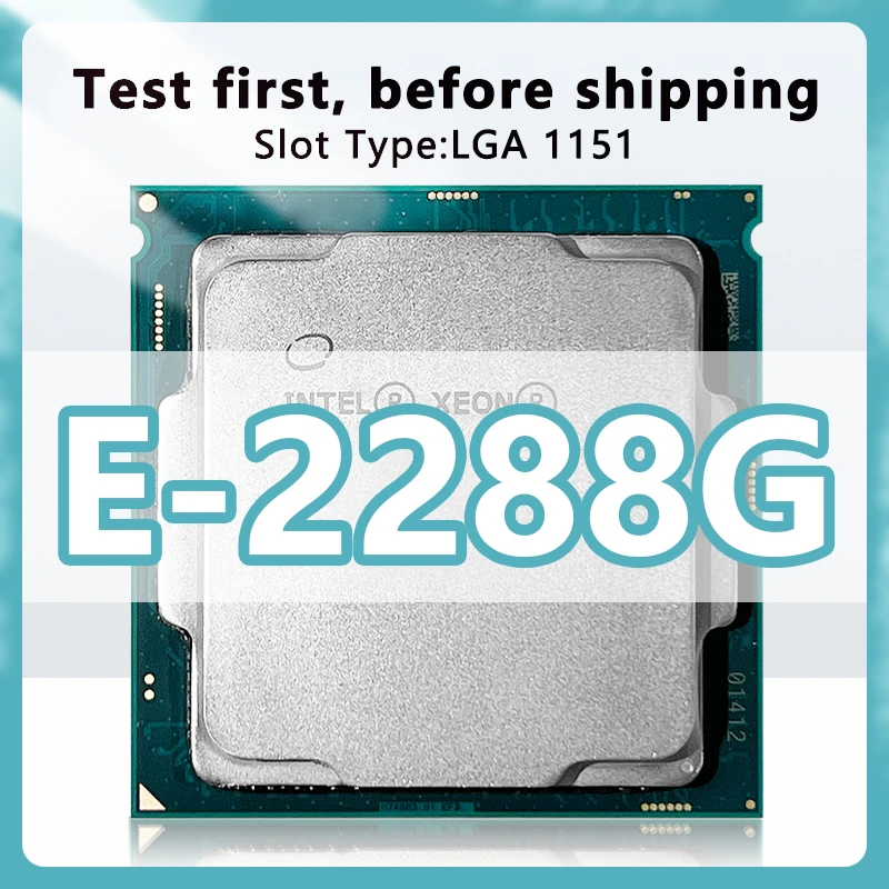 Xeon E-2288G CPU 8 Cores 16 Threads 3.70GHz 16MB 95W DDR4 LGA1151 For C246 Chipsets Server motherboard   xeon E2288G processor