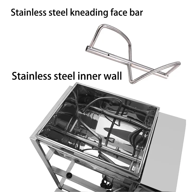 Stainless Steel Commercial Industrial Pizza Bread Dough Mixer Machine for Restaurant Kitchen Bread Making