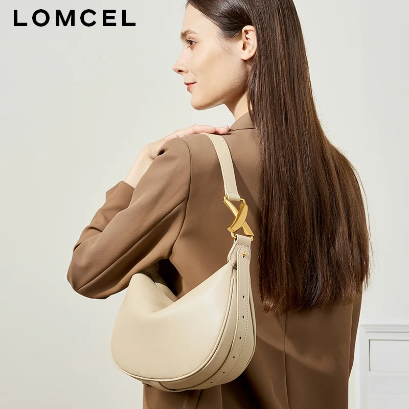 LOMCEL 104 Small-scale bag - An underarm bag for ladies, a new summer dumpling bag, a women's crossbody bag, high-quality genuin