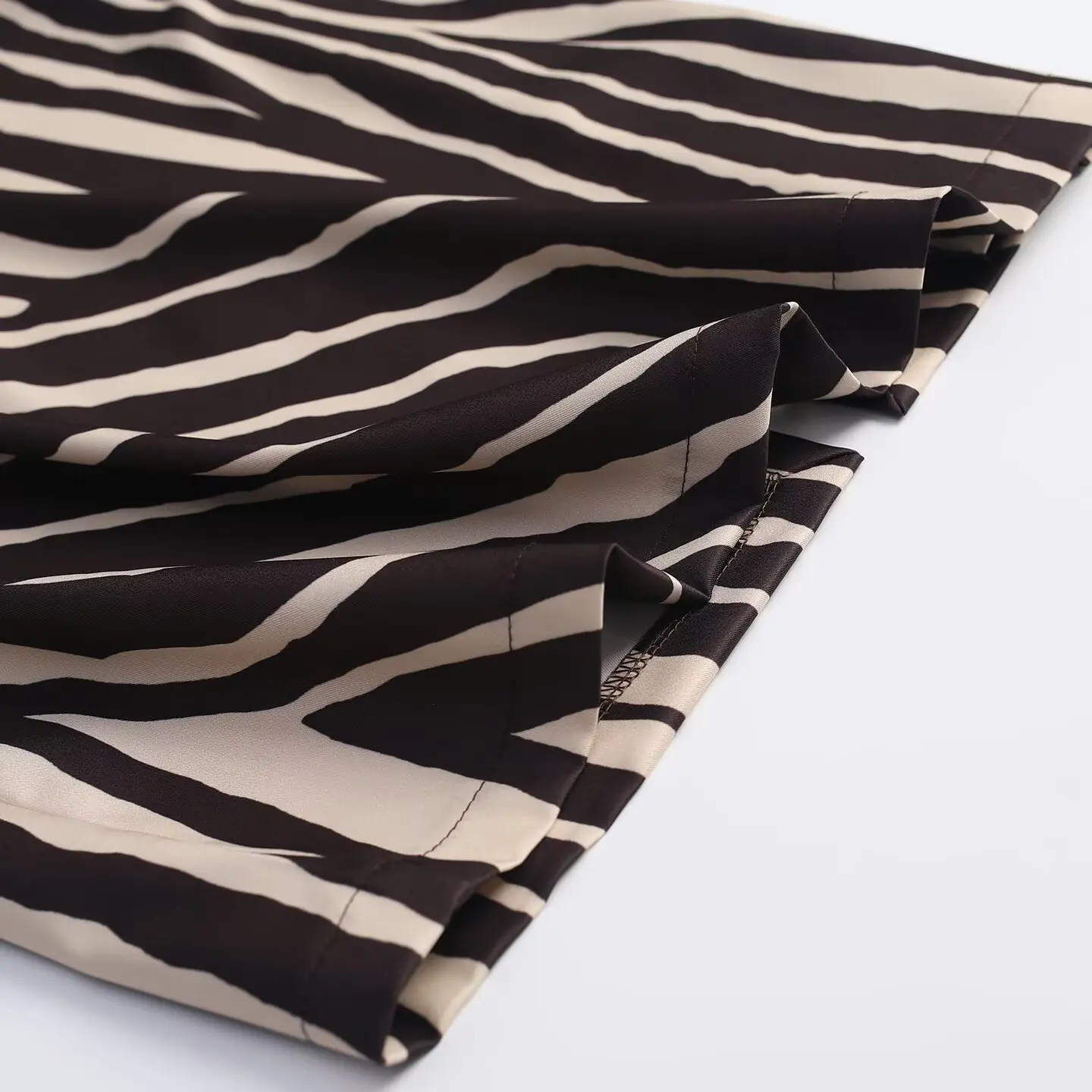 KONDALA Damen Vintage Zebra-Print Midi-Rock Street-Style Schicker Schlitzrock 2026 Frühherbst/Herbst Trendiger Eleganter Damen Y2K Rock – Detail 8